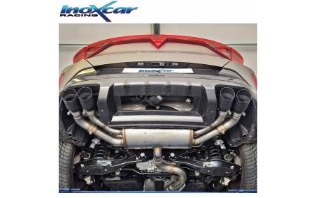 Ligne catback Inox 2x2 sorties Racing Black avec valves Cupra Framentor VZ 2l0 TSi sur véhicule