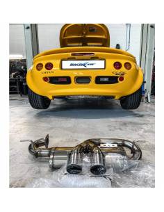 Silencieux échappement Inox 2 sorties Rondes 70mm Lotus Elise SE 1l8 2