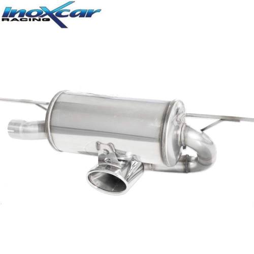 Silencieux échappement Inox 1 sortie Ovale 150x105mm Lotus Elise SC 1l8