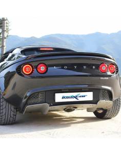 Silencieux échappement Inox 1 sortie Ovale 150x105mm Lotus Elise SC 1l8 2