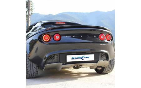 Silencieux échappement Inox 1 sortie Ovale 150x105mm Lotus Elise SC 1l8 sur véhicule