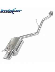 Silencieux échappement Inox sortie Ovale 120x80mm Mercedes SLK 230 KOMP