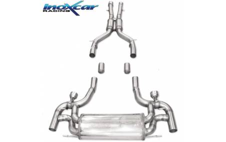 Ligne échappement catback Inox avec valves Mercedes SLS AMG