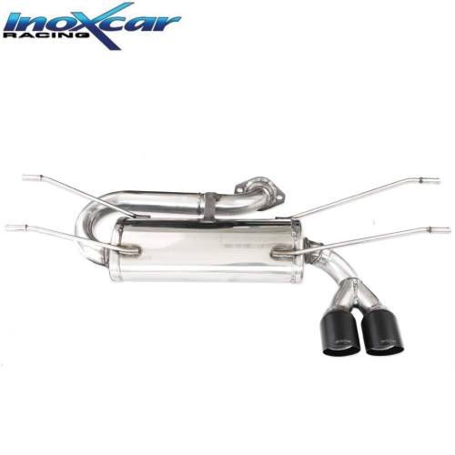 Silencieux échappement Inox sorties Black 2x80mm Mazda MX-5 2l0