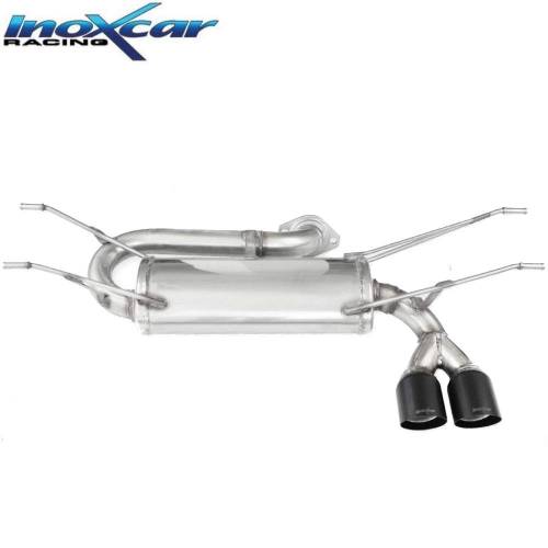 Silencieux échappement Inox sorties Black 2x80mm Mazda MX-5 1l5