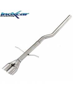 Terminal racing Inox sans silencieux sorties Racing 2x80mm Mini Cooper S R56 1l6