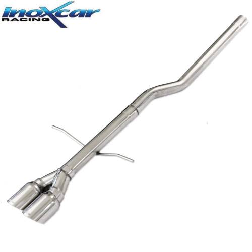 Terminal racing Inox sans silencieux sorties Racing 2x80mm Mini Cooper S R56 1l6