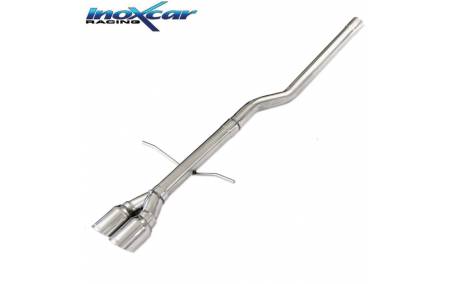 Terminal racing Inox sans silencieux sorties Racing 2x80mm Mini Cooper S R56 1l6