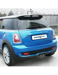 Terminal racing Inox sans silencieux sorties Racing 2x80mm Mini Cooper S R56 1l6 2