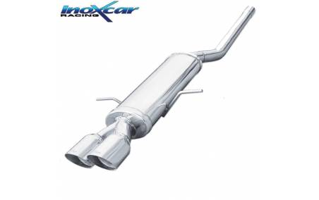 Silencieux échappement Inox sorties Racing 2x80mm Mini Cooper S R56 1l6