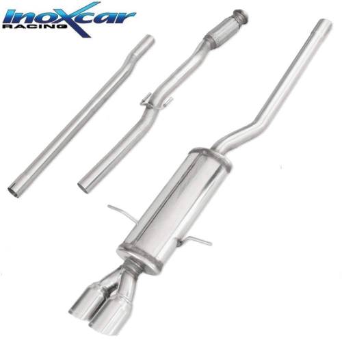 Ligne catback Inox 2 sorties Racing 76mm Mini Cooper S R56 1l6