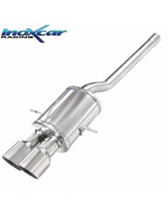 Silencieux échappement Inox sorties Racing 2x100mm Mini Cooper S R56 1l6 184cv