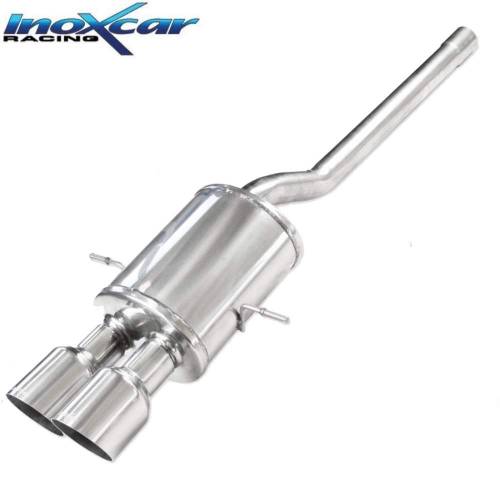 Silencieux échappement Inox sorties Racing 2x100mm Mini Cooper S R56 1l6 184cv