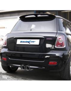 Silencieux échappement Inox sorties X-Race 2x80mm Mini Cooper S Works R56 211cv 2