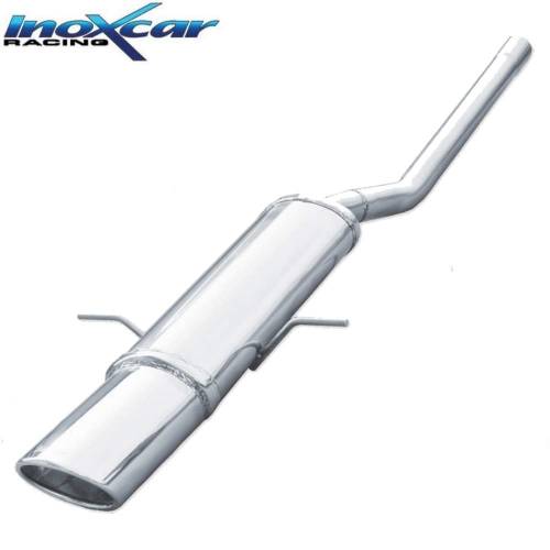 Silencieux échappement Inox sortie Ovale 150x105mm Mini Cooper S Coupé R58 1l6 184cv