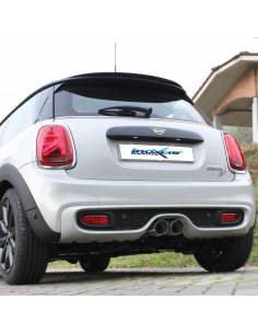 Silencieux échappement Inox sorties Racing 2x90mm Mini Cooper SD F56 2l0 D 2