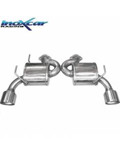 Silencieux échappement Inox sorties D+G Racing 114mm Nissan 370 Z