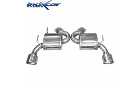 Silencieux échappement Inox sorties D+G Racing 114mm Nissan 370 Z
