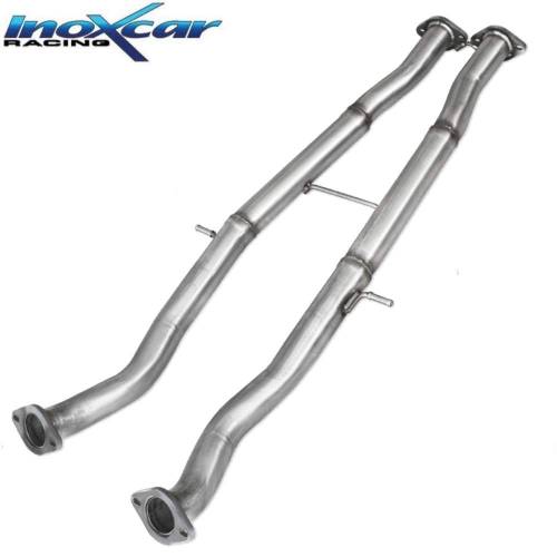 Tubes Echappement centraux Inox sans silencieux Nissan 370 Z