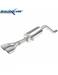 Silencieux échappement Inox sortie Racing 2x80mm Opel Corsa F 1l2 T GS-Line