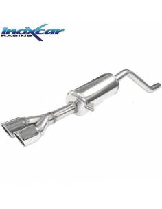 Silencieux échappement Inox sortie X-Race 2x80mm Opel Corsa F 1l2 T GS-Line