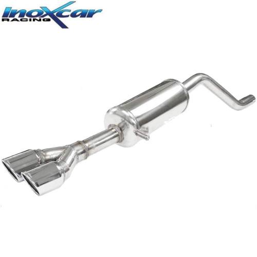 Silencieux échappement Inox sortie X-Race 2x80mm Opel Corsa F 1l2 T GS-Line