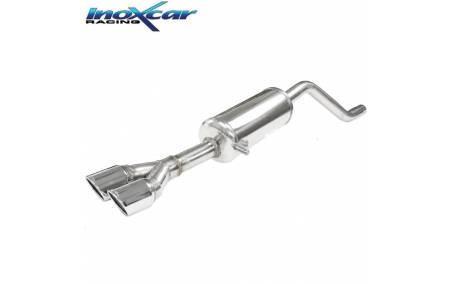 Silencieux échappement Inox sortie X-Race 2x80mm Opel Corsa F 1l2 T GS-Line