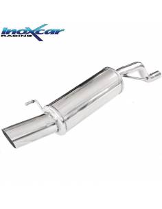 Silencieux échappement Inox sortie Racing 102mm Opel Corsa E GSi
