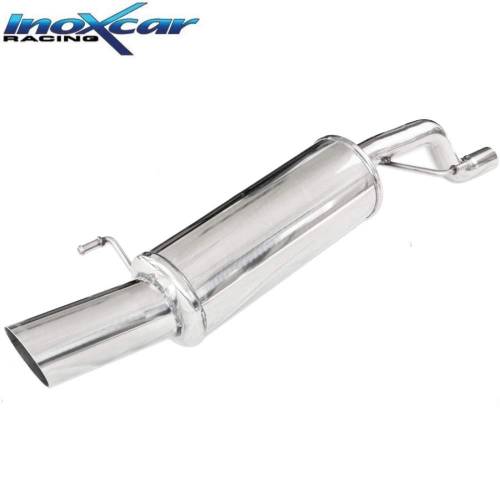 Silencieux échappement Inox sortie Racing 102mm Opel Corsa E GSi