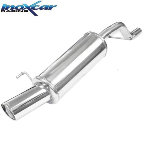 Silencieux échappement Inox sortie X-Race 100mm Opel Corsa E GSi