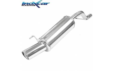 Silencieux échappement Inox sortie X-Race 100mm Opel Corsa E GSi