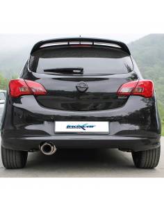 Silencieux échappement Inox sortie X-Race 100mm Opel Corsa E GSi 2