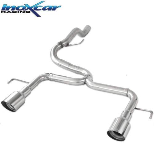 Terminal échappement Racing Inox sortie D+G 102mm Opel Corsa E OPC