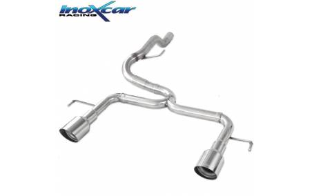 Terminal échappement Racing Inox sortie D+G 102mm Opel Corsa E OPC