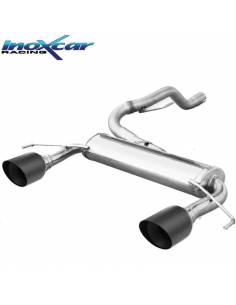 Silencieux échappement Inox sortie Racing Black D+G 100mm Opel Corsa E OPC