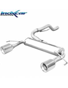 Silencieux échappement Inox sortie Ronde D+G 102mm Opel Corsa E OPC