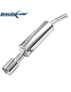 Silencieux échappement Inox sortie Ronde 102mm Opel Calibra 2l0 8v