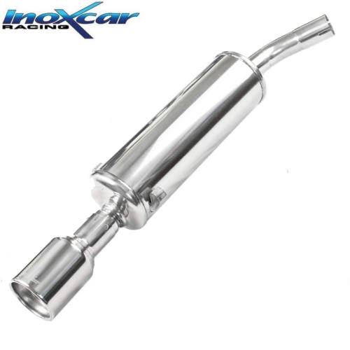 Silencieux échappement Inox sortie Ronde 102mm Opel Calibra 2l0 8v