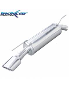 Silencieux échappement Inox sortie Ovale 120x80mm Opel Calibra 2l0 16v