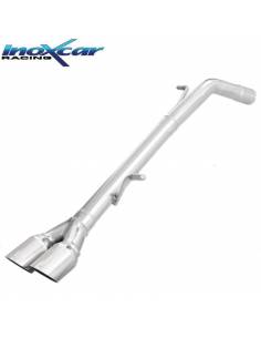 Terminal échappement Racing Inox sortie 2x80mm Peugeot 207 GTi