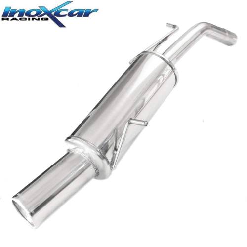 Silencieux échappement Inox 1 sortie Ronde 102mm PEUGEOT 207 GTi