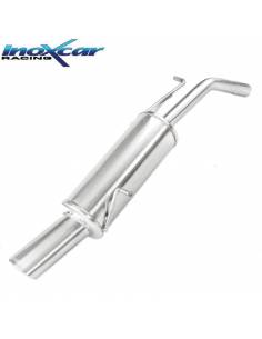 Silencieux échappement arrière Inox 1 sortie Ovale 120x80mm PEUGEOT 207 GTi