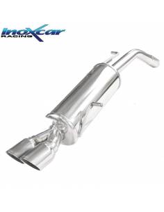 Silencieux échappement arrière Inox 2 sorties Racing 80mm PEUGEOT 207 GTi