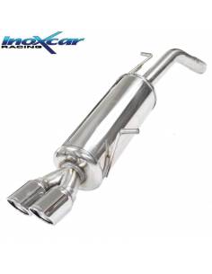 Silencieux échappement Inox 2 sorties X-Race 80mm PEUGEOT 207 GTi