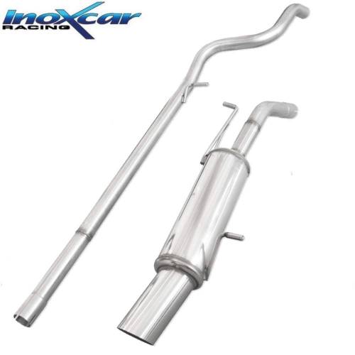 Ligne catback Inox sortie Racing 100mm Peugeot 207 GTi
