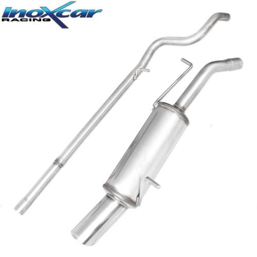 Ligne catback Inox sortie Racing 100mm Peugeot 207 THP
