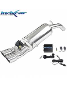 Silencieux échappement Inox avec valve sorties Racing 2x80mm Peugeot 208 GTi 30TH 208cv