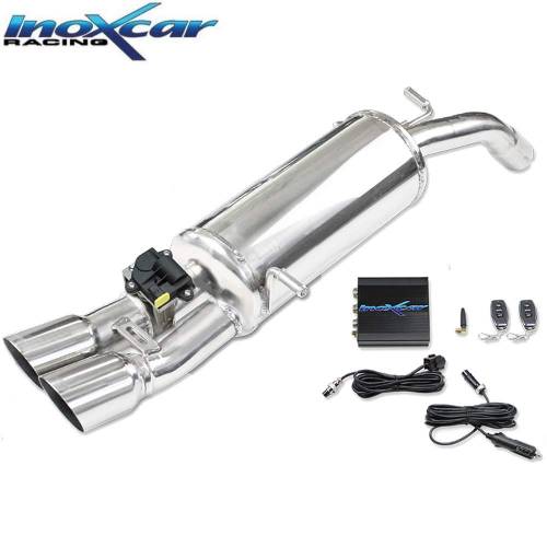 Silencieux échappement Inox avec valve sorties Racing 2x80mm Peugeot 208 GTi 30TH 208cv