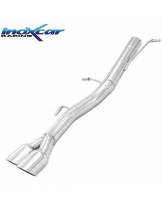 Terminal échappement Racing Inox sortie 2x80mm Peugeot 308 GTi 1l6 THP 200cv