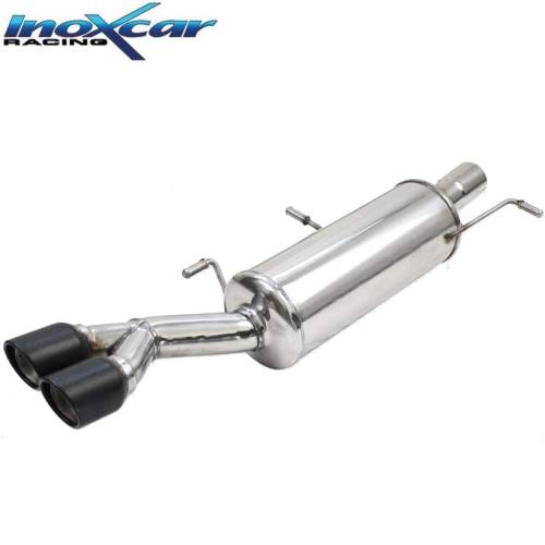 Silencieux échappement Inox sorties X-Race Black 2x80mm Peugeot 308 GTi